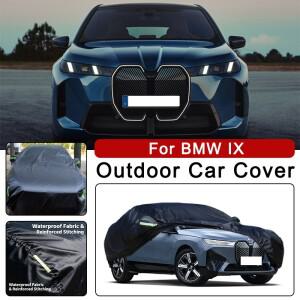 [호환품]BMW 호환 IX용 자동차 커버 - 야외 전신 보호 방수 방진 내열성 사계절 사용 외부 액세서리