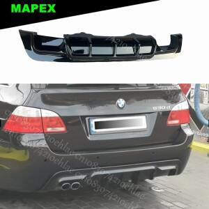 [호환품]MP 스타일 리어 호환 범퍼 스플리터 디퓨저 BMW 호환 5 시리즈 E60 E61 M 팩 2004 플라스틱 바디
