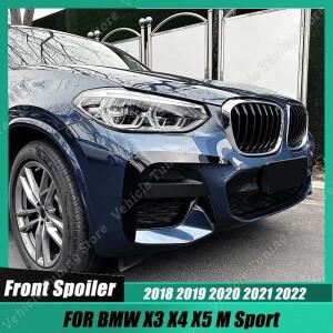 [호환품]BMW 호환 X3 X4 X5 G01 G02 G05 M 스포츠 - 프론트 스포일러 범퍼 립 사이드 스플리터 바디 키트