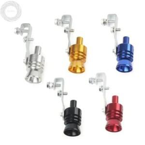 자동차 테일 휘슬 링 1개  색상의  터빈 사운드 장치 배기 파이프 스로트