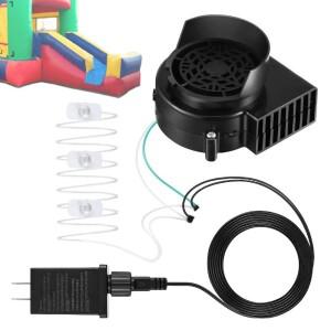 미니 소형 호환 12V 1.2A 인플레이터블 블로워 LED 라이트 스트링 내구성 있는 에어 범용 고출력 팬 홀리데