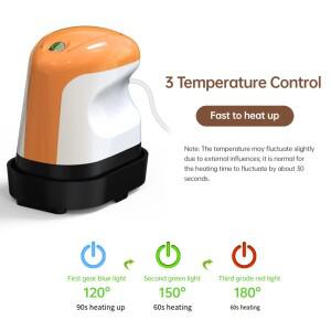 미니 소형 호환 열 프레스 기계 티셔츠 프린팅 스팀 히팅 전사 6x9cm 핸드헬드 다리미 건식 및 습식 다림질