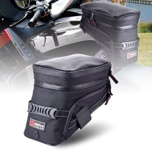 범용 바이크 오토바이 탱크 가방 가스 오일 연료 새들백 퀵릴리즈 스트랩 마운트 백 강한 반사