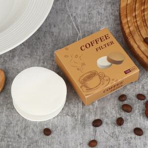 더나은 에스프레소를 추출하세요 필터 페이퍼 및 퍽 스크린 키트 54-68mm 포터필터 사이즈용 100개