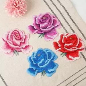 [골드스마일]자수 와펜 패치 꽃 플라워 빈티지 양자수