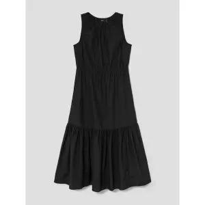 Theory 시즌오프 Women Soft Lawn Gather Tiered Dress - Black