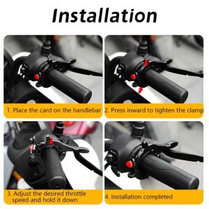 바이크 오토바이 스로틀용 크루즈 컨트롤 범용 어시스트 클립 핸들바 액세서리