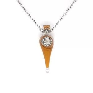 물방울 마법 물약 유리병 목걸이용 액체 행운 병 펜던트 소원 바이알 영화 쥬얼리