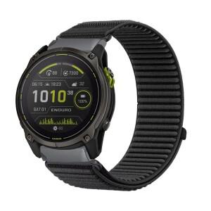 Garmin Enduro 1용 나일론 밴드 Descent Mk3/Mk3i/Mk2i/Mk2/Mk1 탄성 소프트 벨크로 스트랩