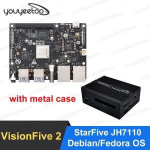 VisionFive 쿼드 코어 RISC-V dev 보드 싱글 컴퓨터 (SBC) 통합 3D GPU 4G 8G V2