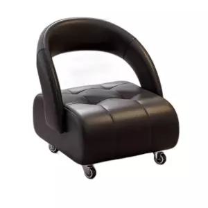 바퀴 바닥 소파 1인 무소음 등받이 스크래치방지 스툴