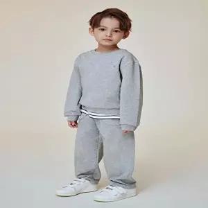 [빈]빈 BA17PT03GY 그레이 다이마루 배기팬츠