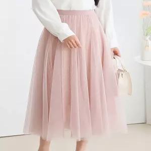 [모리스커밍홈]로맨틱 샤 레이스 롱스커트_M2602SK016A