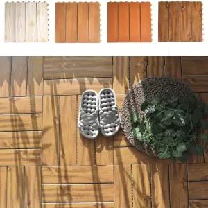 건식 화장실 통풍 조립마루 ?판 데크타일 18P 현관데크 조립식발판 마루바닥 DIY