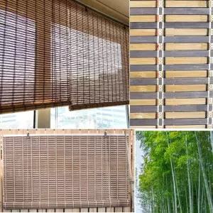 햇빛 시선차단 자연 통풍 환기 천연 대나무 문발 출입구커튼 베란다발 사생활보호