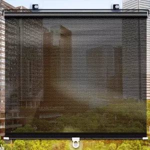 창문 블라인드 흡착식 롤업 가정용 창문 햇빛 가리개 차양막 자동차 창문선 차량용 차광막 차량 용선 커튼