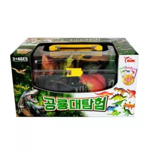 어린이 공룡대탐험 나무소품 카드포함 피규어완구 장난감키트 실내용 키즈용