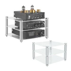 미니 오디오랙 일체형 A50s 장식장 이층 탑상 오디오렉 오디로랙 받침 3단 다이 토핑