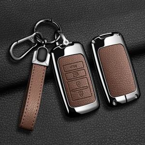 아연 스틸 자동차 리모컨 키 커버 박스 기아 호환 쏘렌토 K900 K7 광구 키체인 및 내부 액세서리