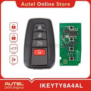 AUTEL IKEYTY8A4AL 4버튼 범용 스마트 호환 리모컨 키 (KM100/IM508/IM608 호환 도요타 호환용)