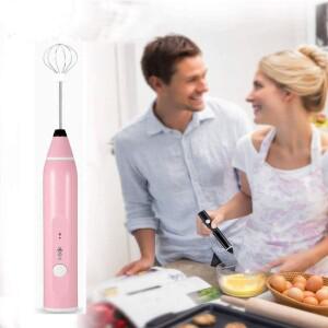전기 계란 거품기 우유 커피 머신 3단 속도 조절 이중 스틱 잼 반죽기 크림 메이커 가정용 주방 믹서