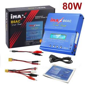 Imax B6 AC RC 충전기 80W B6AC 6A 밸런스 디지털 LCD 화면 리튬이온 리튬인산철 니켈수소 니켈카드뮴 PB