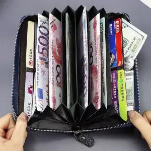 방수 아코디언 지폐지갑 넉넉한수납 8포켓 손목스트랩 Onn6+4idF