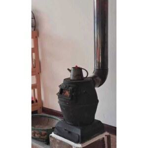 무쇠난로 장작난로 연통 단일 스텐 개방 곤로 업소용 이동식 물탱크 난방