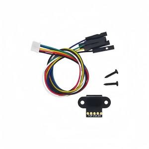 레이저 거리 센서 모듈 TOF10120 10-180cm RS232 인터페이스 UART I2C IIC 출력 3-5V Arduino 용 케이블 포