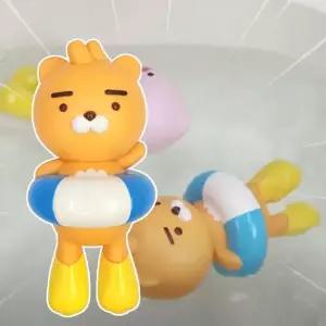 거북이 피규어 라이언 장난감 물 태엽 목욕 완구 용품 헤엄치는 리틀 놀이 NRR 태엽완구