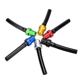 바이크 오토바이 가스 연료 캡 단방향 밸브 모토 크로스 ATV 쿼드 먼지 핏 자전거 탱크 브리더 파이프 용