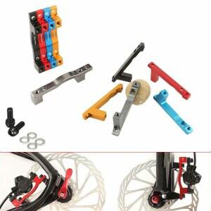 MTB 자전거 디스크 브레이크 어댑터 알루미늄 Moutain 로터 마운트 전면 후면 캘리퍼스 180/203mm 액세서리