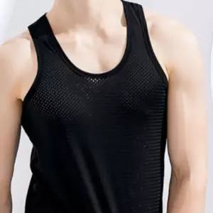 남자 남성 운동 조깅 스포츠 이너웨어 매쉬 나시 런닝 xrK7+7RIe