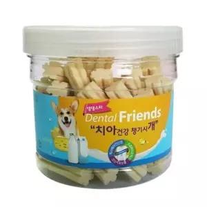 강아지간식 치즈 댕댕스타 프랜드 덴탈 밀크 300g
