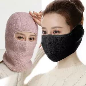마스크 귀마개 운동 보온 기모 안면 방한 겨울 얼굴
