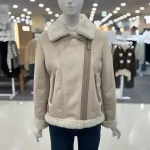 [하프클럽/숲]SOUP 디토 양털카라 스웨이드 무스탕 숏자켓 (OBBMUT1)