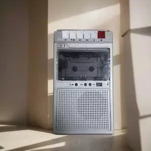 레트로 카세트플레이어 카셋트 녹음기 레코더 USB