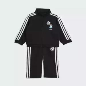 adidaskids 아디다스 X 디즈니 엘리스 파이어버드 트랙수트 인펀트 -블랙 KE0481