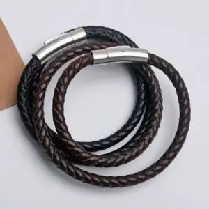 액세서리 고급스러운 두줄 뱀무늬 패션팔찌 가죽 팔찌 독특한디자인 엣지있는 시크한