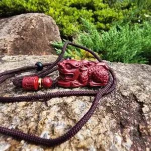 재물운 매듭 진사 팬던트 비휴 돈들어오는 목걸이 액 픽시우 재물운목걸이 비휴