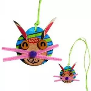 5개묶음 토끼목걸이만들기 유치원만들기 만들기수업 어린이집만들기 만들기재료