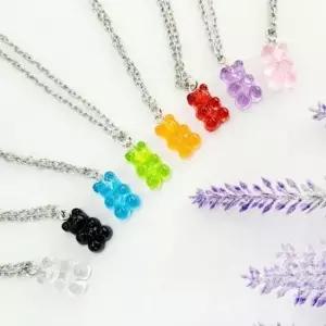 우정 하리보 젤리 크리스탈 태연 비즈 곰돌이 목걸이 하리보목걸이 곰젤리목걸이