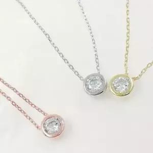 925실버 목걸이 다이아 따스한 튀는 겨울 여성목걸이 925실버목걸이 925실버 베즐이목걸이