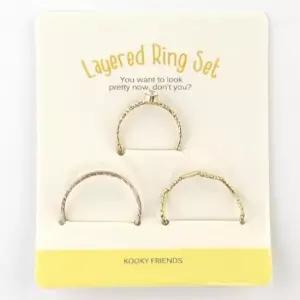 레이어드 쿠키 반지선물 3000 10개 패션반지세트 어린이반지 반지세트 아동반지 어린이선물