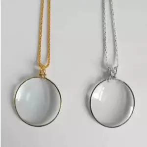 실용 목걸이 코인목걸이 데일리 돋보기 체인목걸이 볼 빈티지목걸이 팬던트목걸이