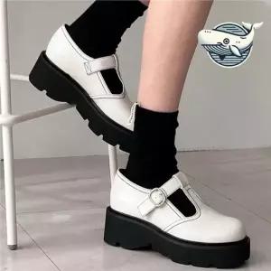 트렌디 메리제인 통굽슈즈 봄맞이 데일리 로퍼 여자편한신발 발편한로퍼 여름여성로퍼