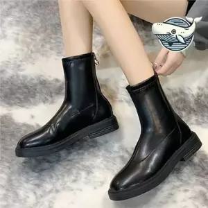 여성 겨울 앵클 부츠 캐주얼 데일리 직장인 여자가을신발 앵글부추 발목부츠 발편한부츠
