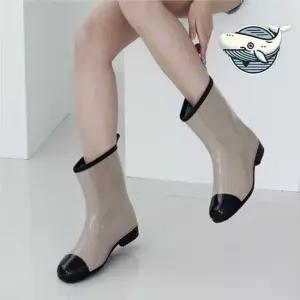 여름 간편 방수 장화 데일리 레인부츠 실내외 여자가을신발 앵글부추 발목부츠