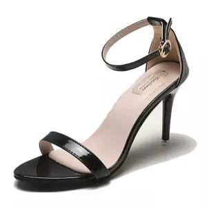 여성 여름 신발 발목 스트랩 샌들 힐구두 패션 슈즈 vMl9+2XmM