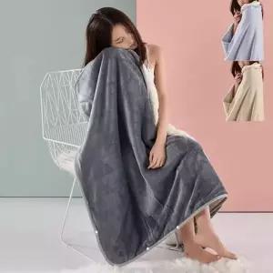 사무실 극세사 무릎 담요 캠핑 소파 블랭킷 100X 150cm 미니 낮잠 이불 용품_24528460